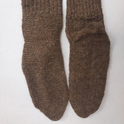 جوراب پشمی دستبافت(طبیعی)