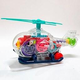 هلیکوپتر بازی مدل چرخ دنده ای موزیکال کد 0713