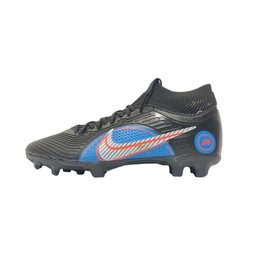 کفش فوتبال نایک مردانه مدل مرکوریال رنگ مشکی ساقدار مناسب برای چمن طبیعی و مصنوعی 