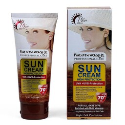 کرم ضد آفتاب بی رنگ وکالی spf70