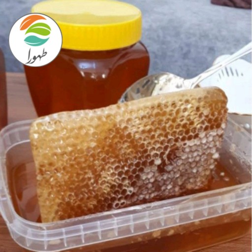 عسل موم دار طبیعی ساکارز 3 درصد مستقیم از زنبوردار