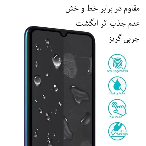 گلس سرامیکی مات مناسب برای گوشی موبایل سامسونگ Galaxy A02S پک 5 عددی