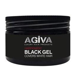 ژل موی سیاه آگیوا پوشاننده مو های سفید Agiva Black Gel ژل موی سیاه 