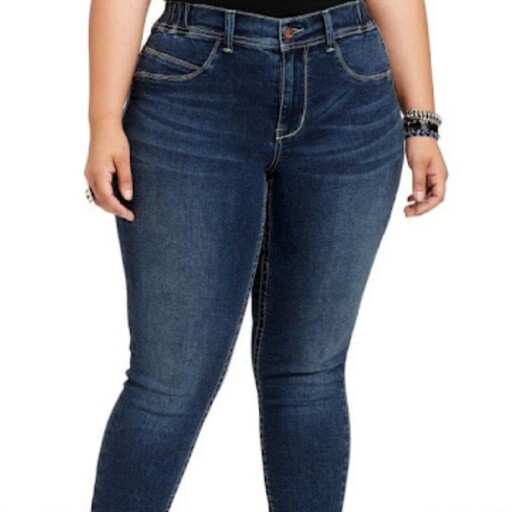 شلوار جین زنانه سایز بزرگ . سایز 46 الی  54 . ارسال رایگان به سراسر ایران 