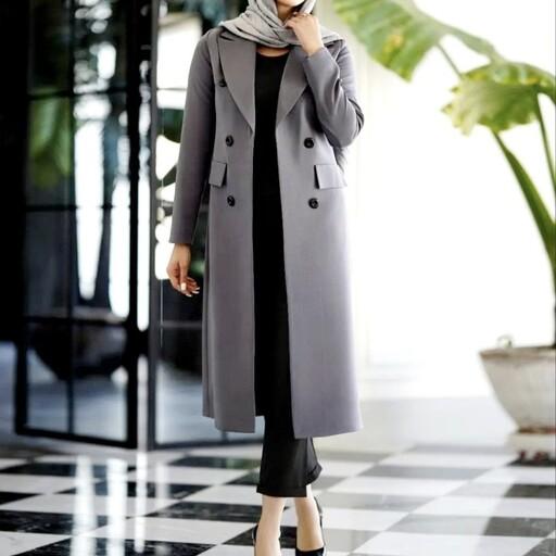مانتو زنانه بلند سایز 36 الی 70 مازراتی کنزو  لاویدا  کت بلند  تولیدی مانتو بلند دارای 24 رنگ