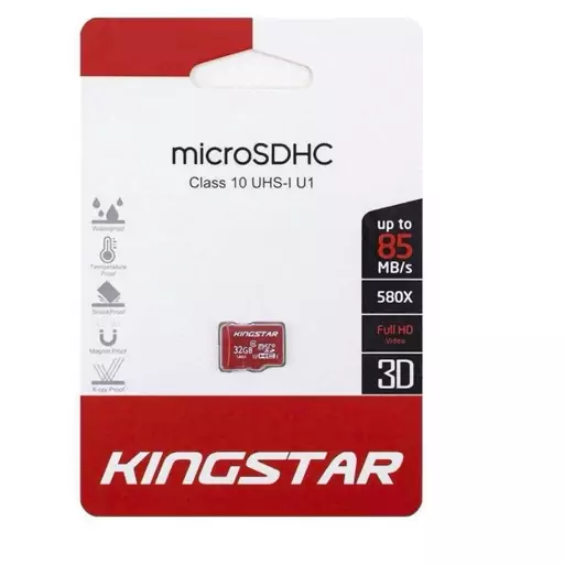 کارت حافظه microSDHC کینگ استار کلاس 10 استاندارد UHS-I U1 سرعت 85MBps ظرفیت 32 گیگابایت

