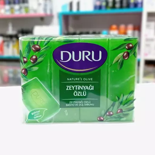 صابون دورو Duru ترکیه با روغن زیتون در بسته بندی 4 تایی (600گرمی)