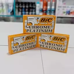 تیغ بیک مدل پلاتینیوم فرانسه بسته 5 عددی - Bic platinum 