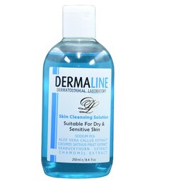 تونر پوست خشک و حساس درمالاین (Dermaline) حجم 250mL