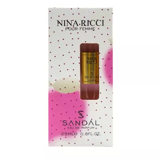  عطر جیبی زنانه صندل مدل Nina Ricci حجم 25 میل 