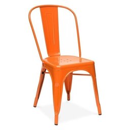 صندلی فلزی تولیکس رنگ پرتقالی ، ارسال به سراسر کشور بصورت پس کرایه