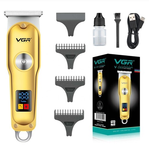 ماشین اصلاح موی سر و صورت وی جی ار مدل V 290VGR V290 HAIR  فروشگاه قشمی شاپ Qeshmishop