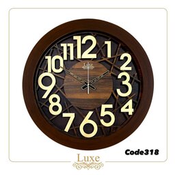 ساعت دیواری چوبی خاص(طراحی شده) (سایز 70)
