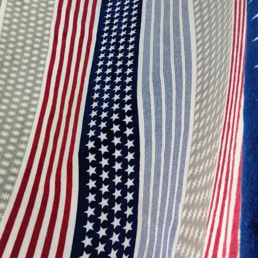 پتو ژله ای دونفره طرح پرچم آمریکا
