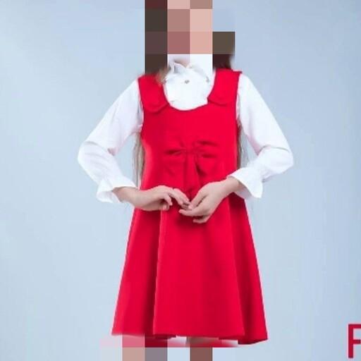 شومیز سارافون پیراهن مجلسی دخترانه جنس مازراتی درجه یک سایز 40 رنگ طوسی و خردلی و صورتی