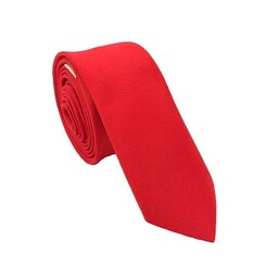 کراوات ساتن قرمز مدل hex-red
