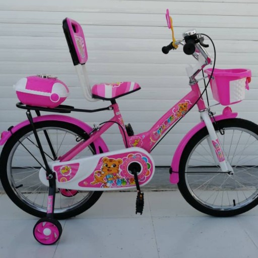 دوچرخه عروسکی سایز 20 رنگ صورتی