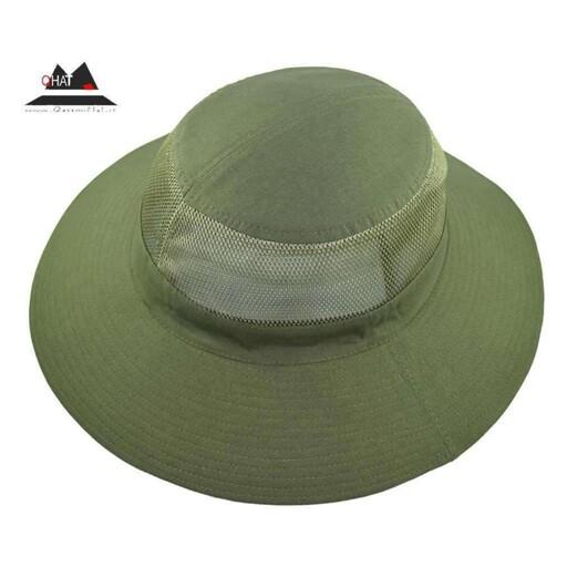 کلاه کوهنوردی سبز زیتونی تابستانی 