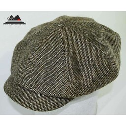کلاه کپ فرانسوی مردانه زمستانی آکسفورد قهوه ای