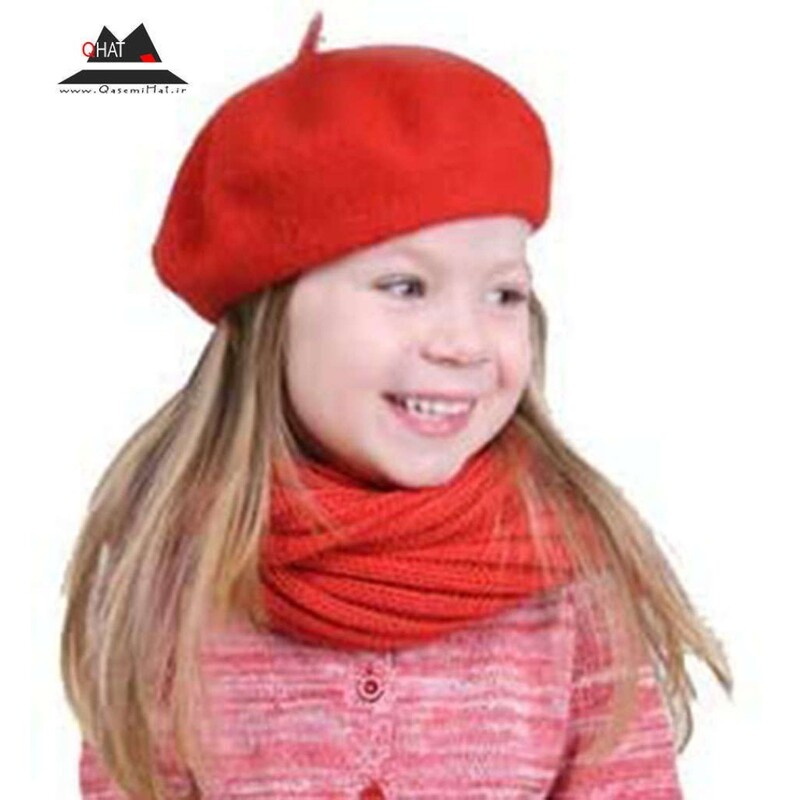 کلاه بچه گانه برت (بِره) beret زمستانی قرمز