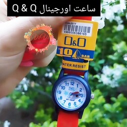 ساعت اورجینال Q and Q  کیفیت عالی موتور شرکتی کیو اند کیو پسرانه دخترانه