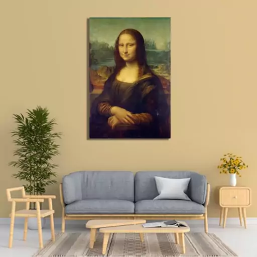 تابلو شاسی طرح نقاشی مونالیزا اثر لئوناردو داوینچی Mona Lisa