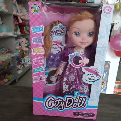 عروسک دختر موزیکال city doll