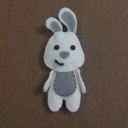 عروسک نمدی خرگوش ده سانت مناسب برای کودکان  نماد سال 1402                      