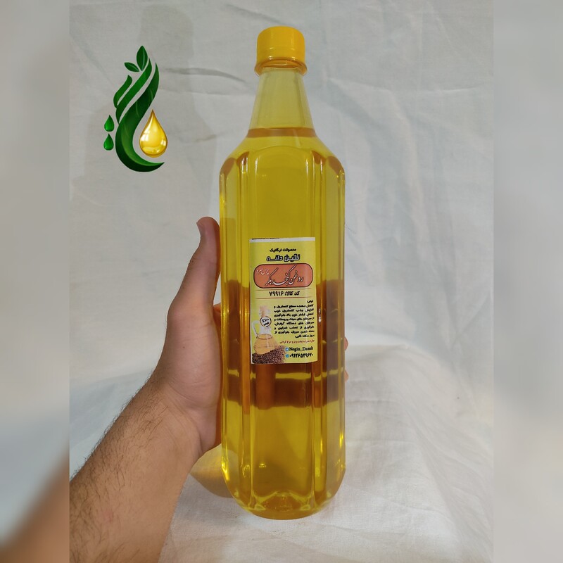 روغن کنجد بکر نگین دانهیک لیتری