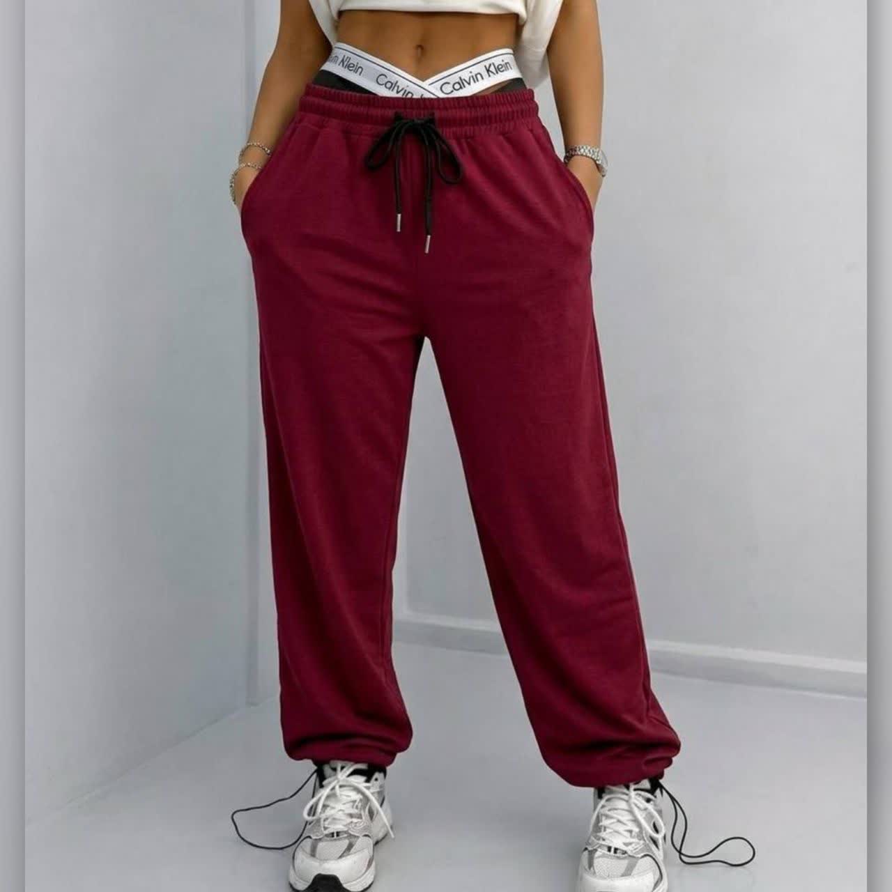 Women's Cross-Waist Jogger Pants (6-Piece Pack)