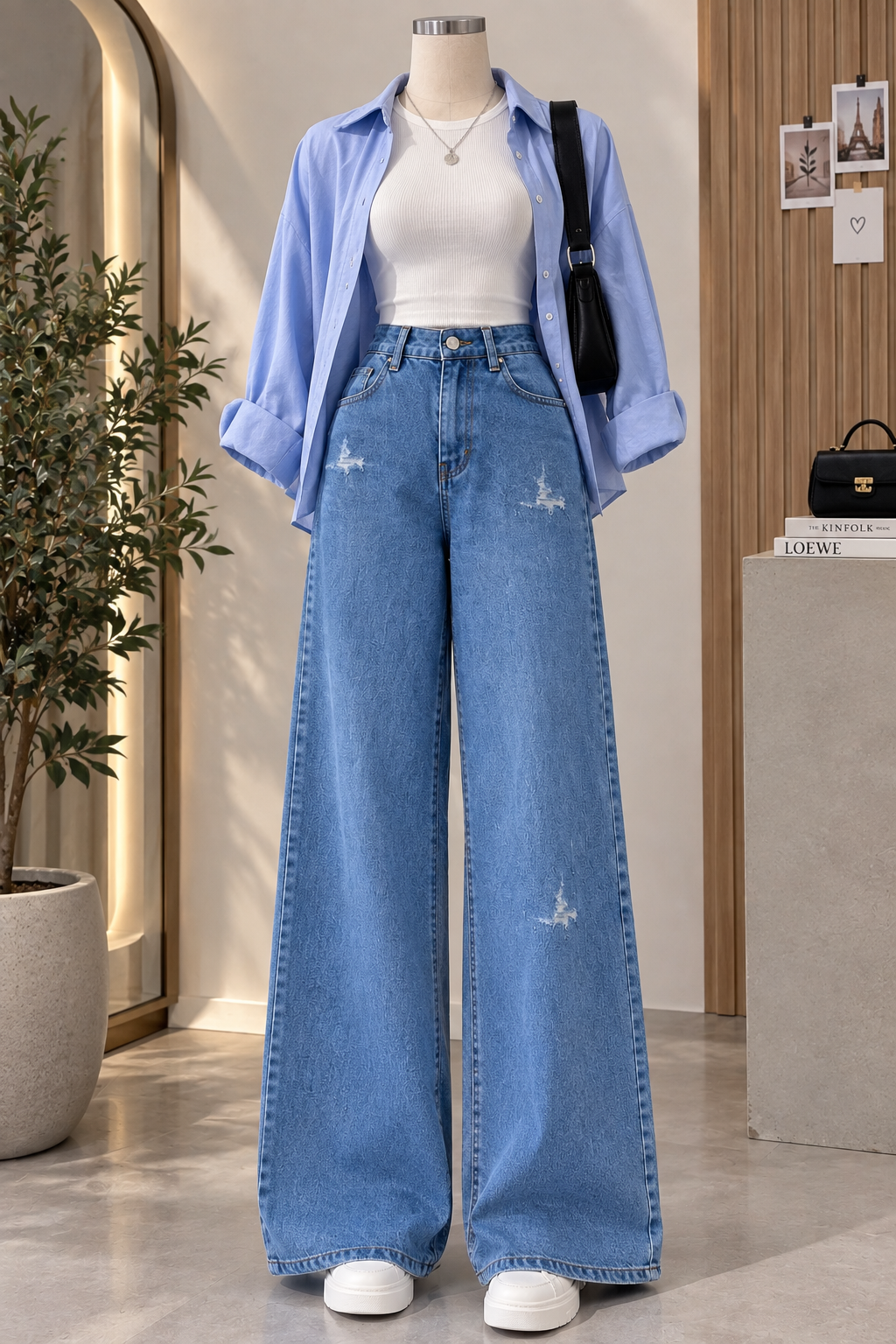 Baggy pants and flared pants