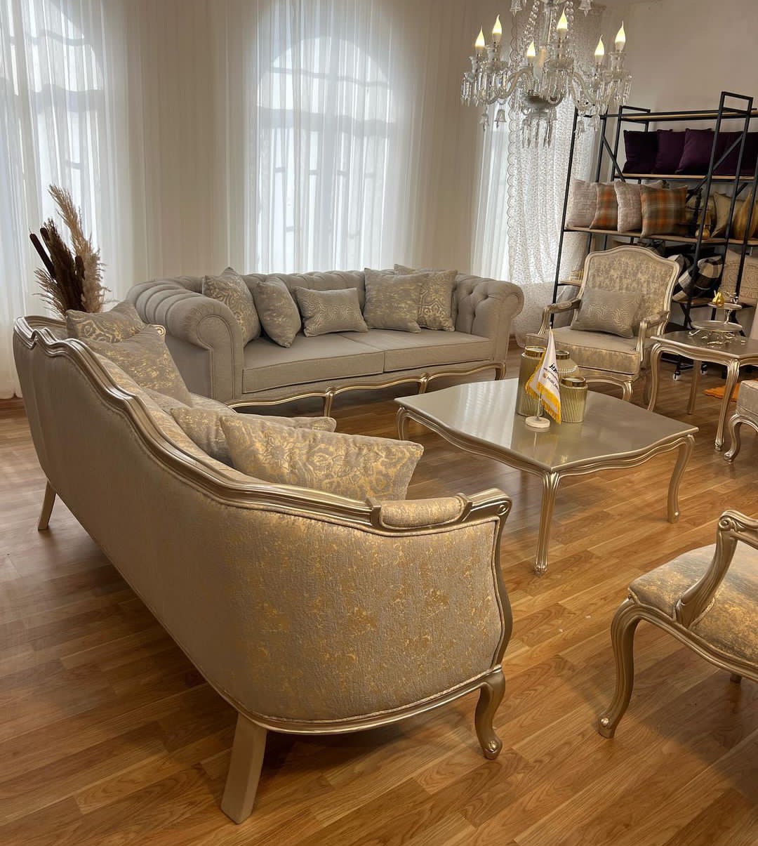 French classic 8-seater sofa