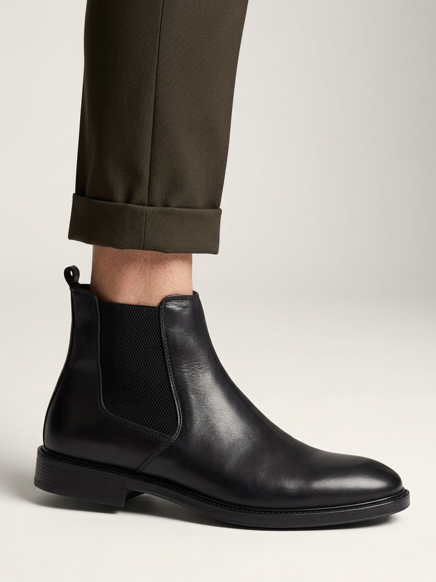 Carlos Genuine Leather Ankle Boots