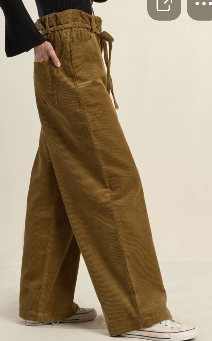 Corduroy Baggy Pants