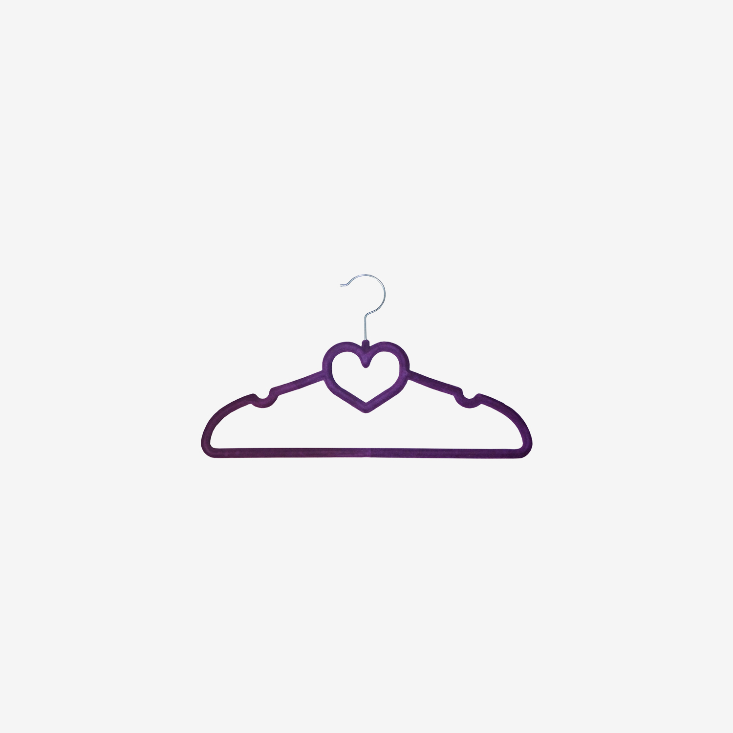 Aryas Heart-Shaped Velvet Hanger