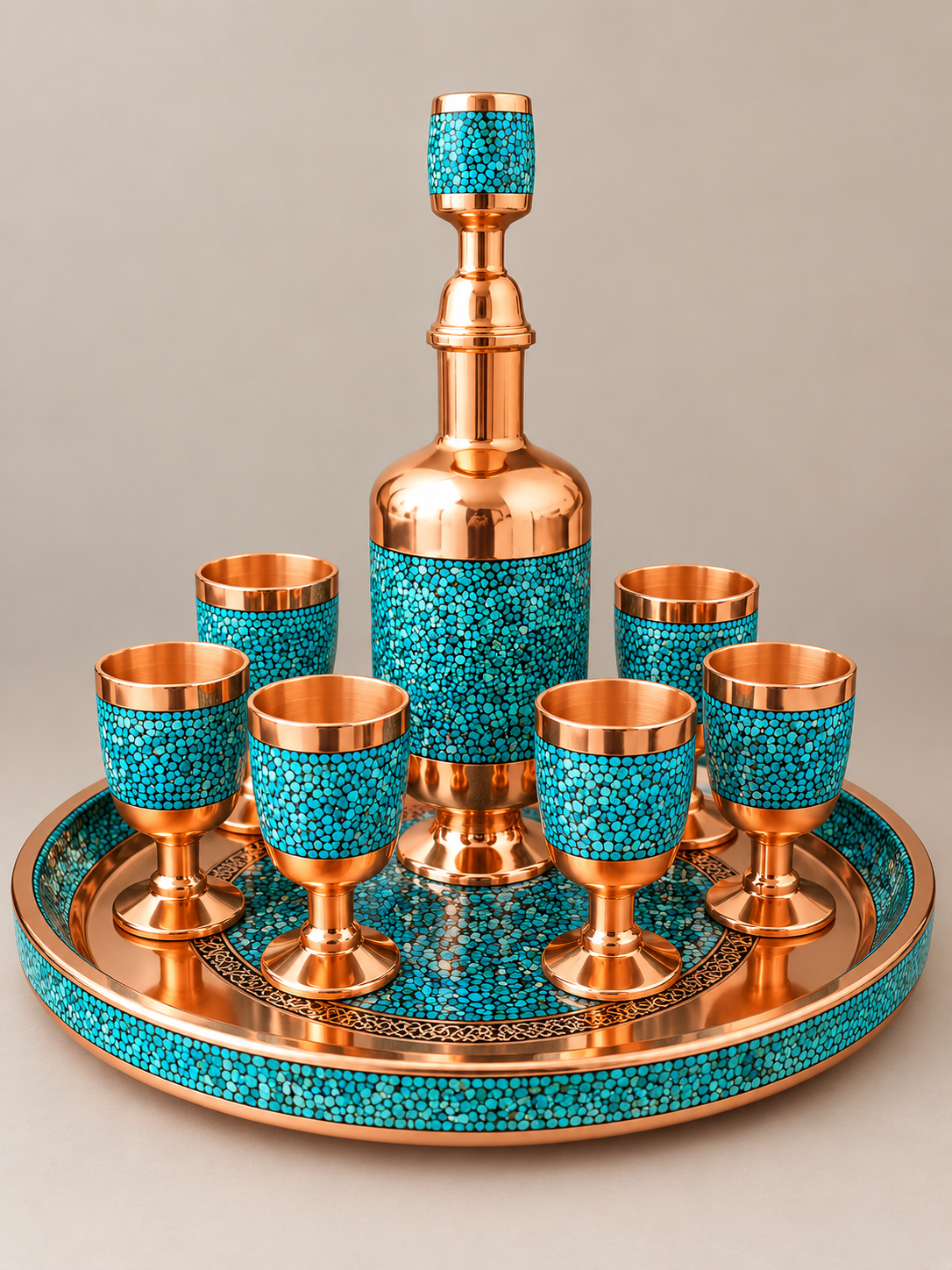 Luxury Firoozehkoobi Sherbet Set