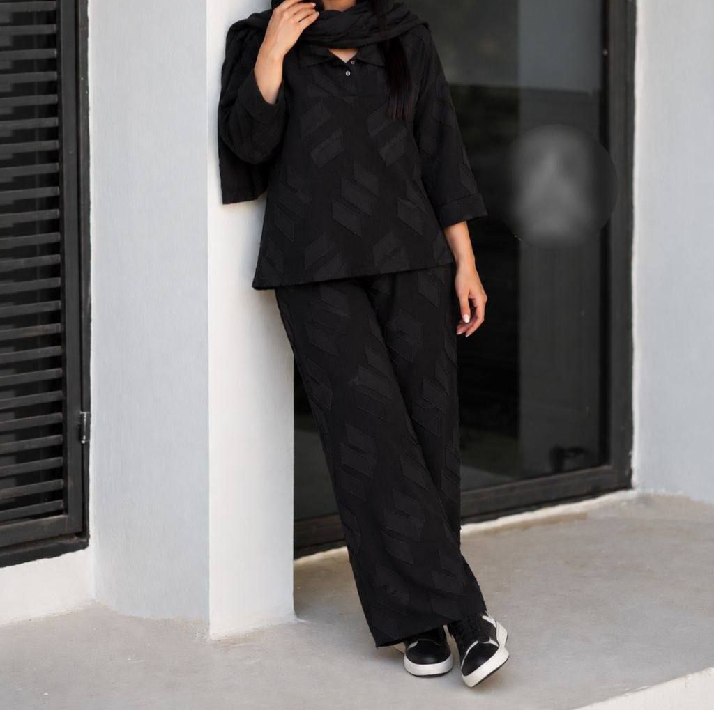 Women's Blouse and Pants Set - Kesme Set