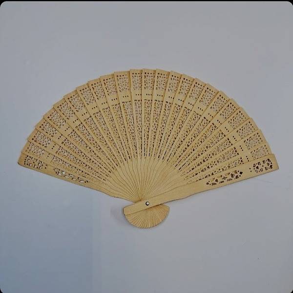 Wholesale Wooden Hand Fans, 12 pieces