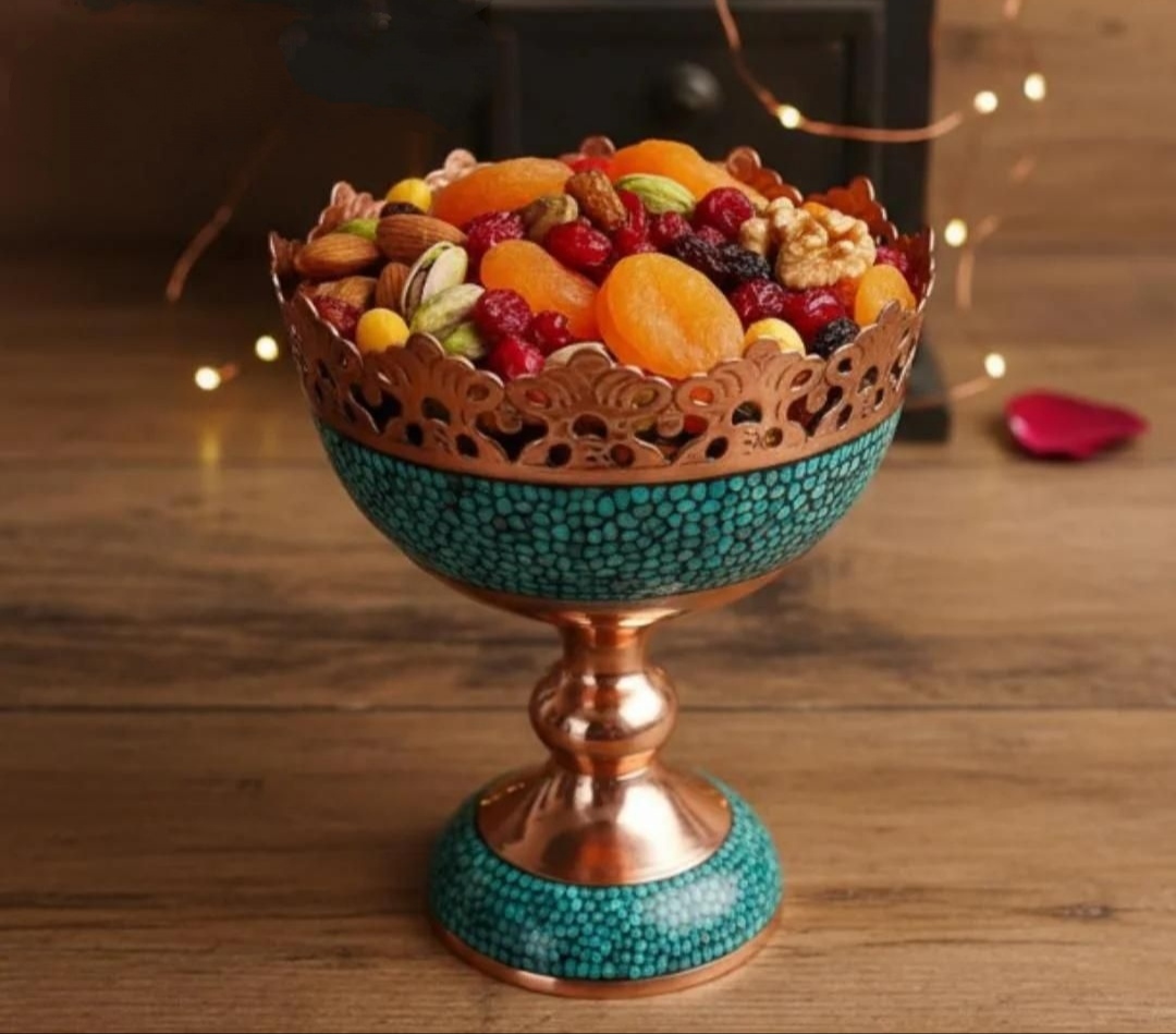 آجیل خوری لوکس فیروزه کوبی