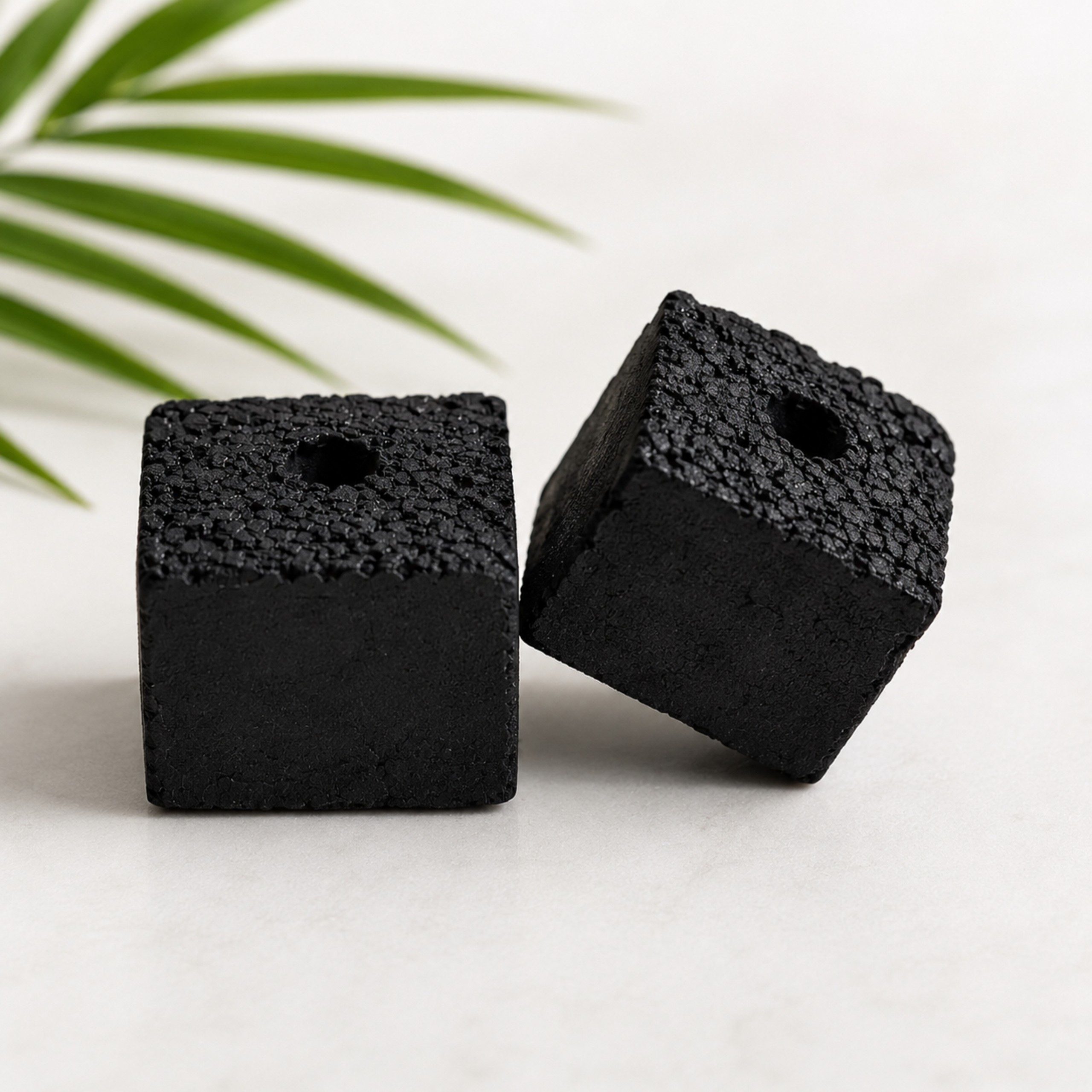 Premium Chinese-style compressed charcoal briquettes with almond shell carbon