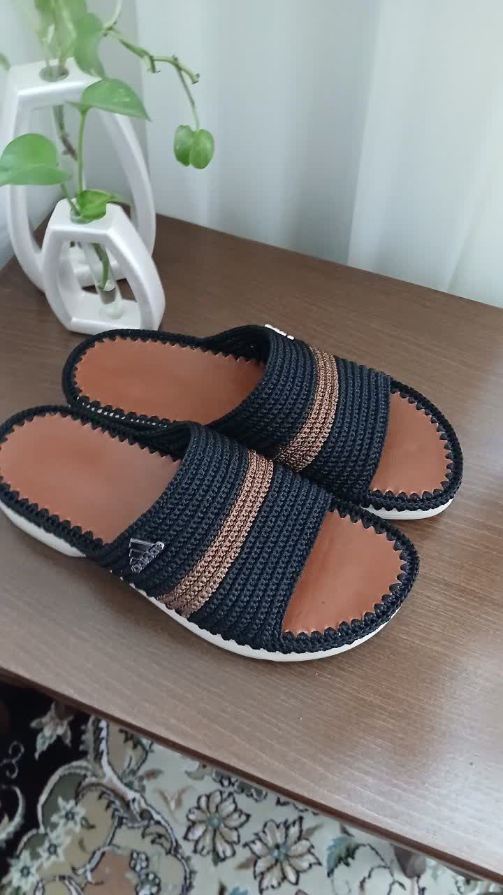 Men's two-tone sandals