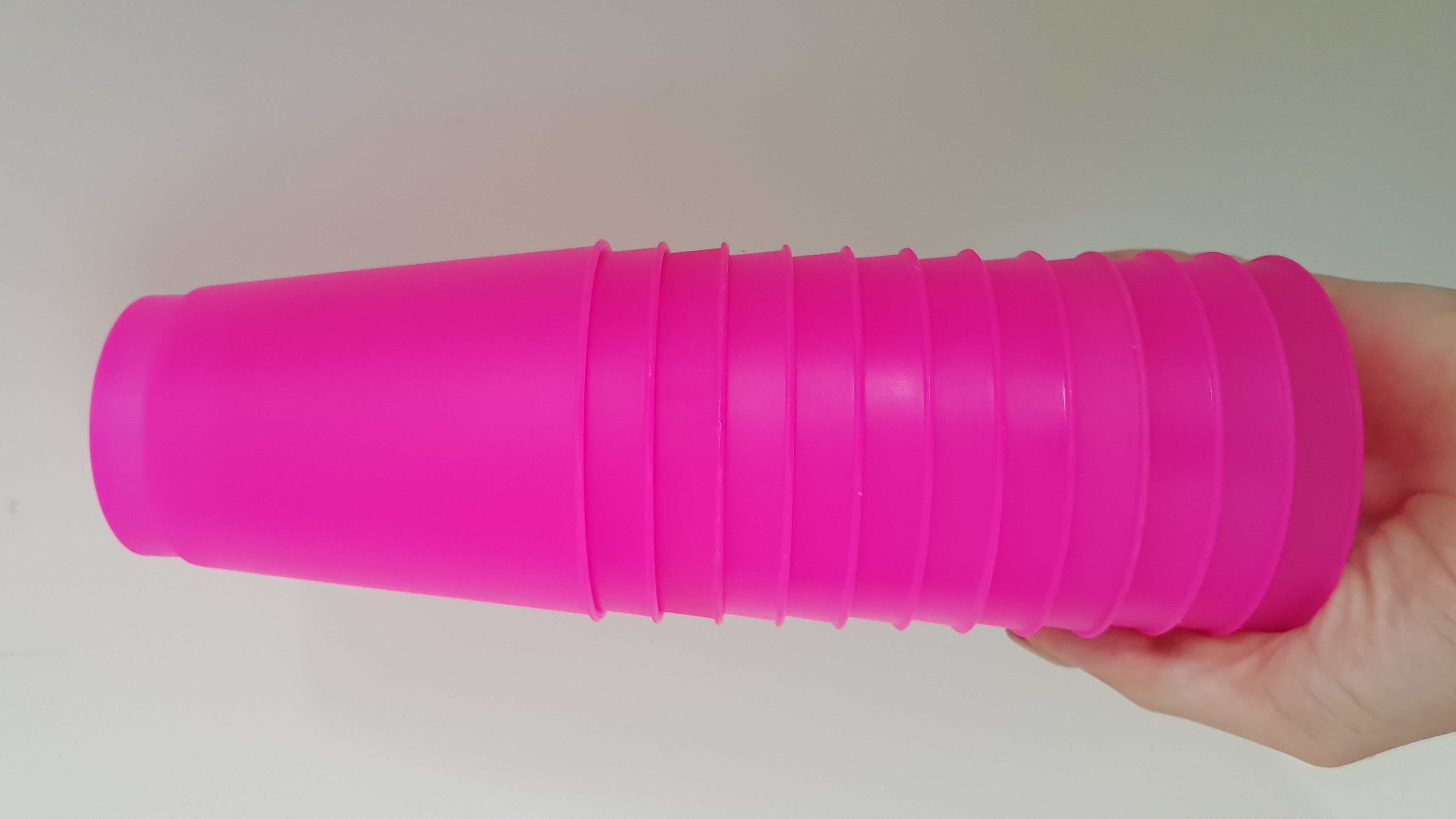 Cup game, special cups for sport stacking and rhythm games.