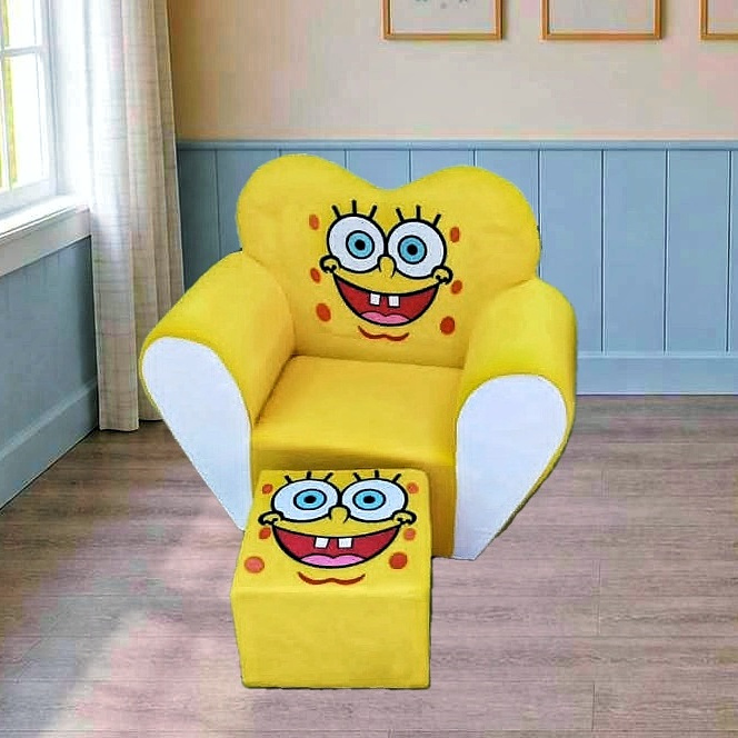 Heart-shaped kids' sofa