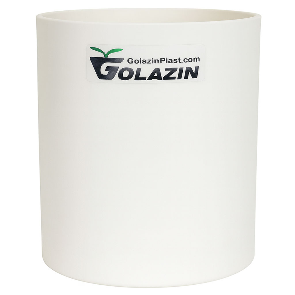 Golazin Linda Model Cylindrical Plastic Pot, Size 1 - Code 192 (13 cm diameter)