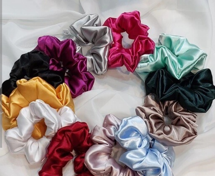 Handmade Satin Scrunchie | Luxury Soft Hair Accessory