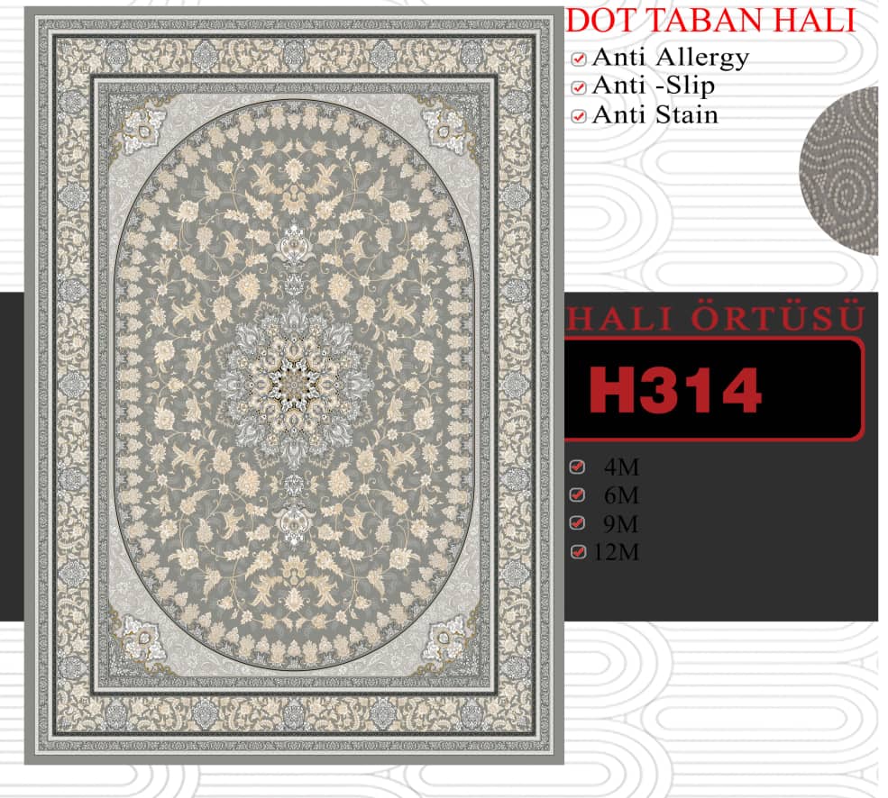 فرشینه کناره درجه یک 100*300 سانت همراه ضمانت کد h314