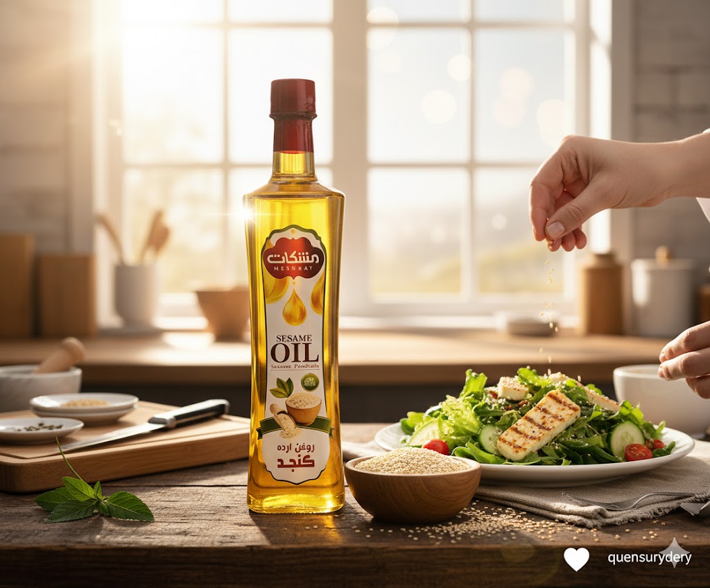 روغن ارده کنجد طبیعی مشکات، 500 میلی‌لیتر