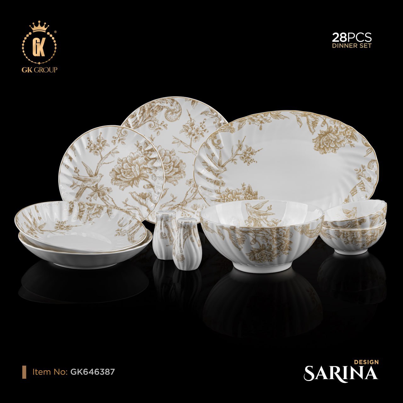 ست ۲۸ پارچه طرح سارینا SARINA با کیفیت بالا