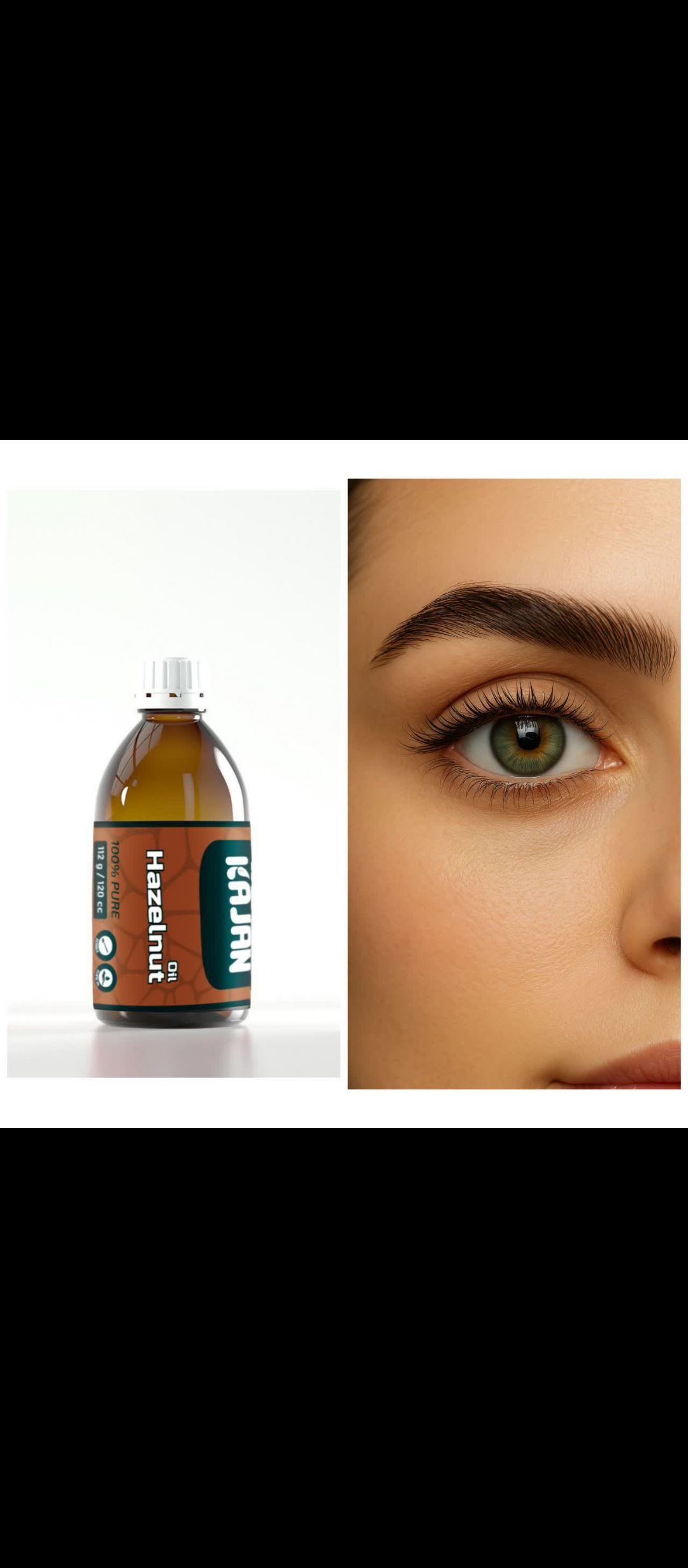 روغن فندق طبیعی 100 میلیلیتر - تقویت مژه و ابرو
