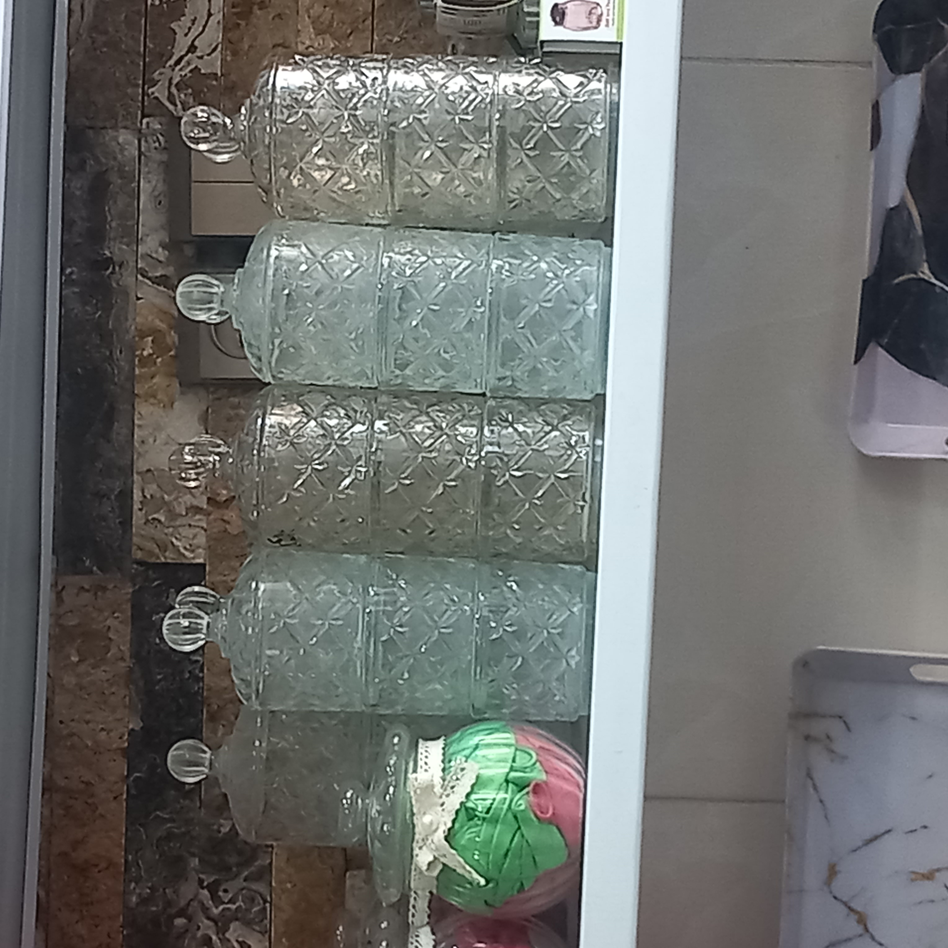 برج تنقلات شیشه‌ای سه عددی با کیفیت عالی برای صادرات